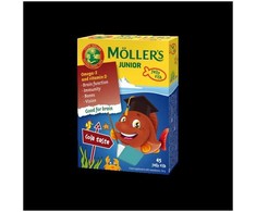 Möller’s Junior Omega-3 Kolos sk. kramtomos žuvelės N45