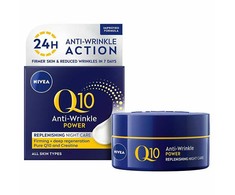 Nivea Stangrinamasis naktinis kremas nuo raukšlių Q10 Power 50 ml