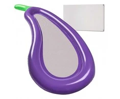 Pripučiamas tinklinis čiužinys aubergine 240cm