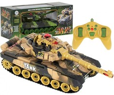RC karo tankas 9993 2,4 GHz dykumos tankas