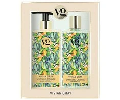 Vivian Gray Vivian Pilkas kosmetikos rinkinys Sparkling Oranžinis (dušo želė – kūno losjonas)