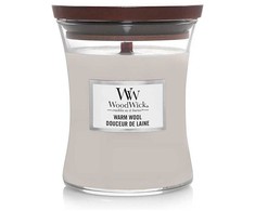 WoodWick Aromatinė žvakė (Warm Wool), 275 g