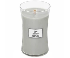 WoodWick Aromatinė žvakė (Lavender &amp; Cedar), 609,5 g