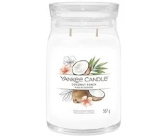 Yankee Candle Aromatinė žvakė Signature glass large Coconut Beach 567 g