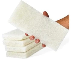 Abrazyvinis padas 11.5x25x2cm, baltas