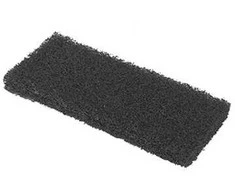 Abrazyvinis padas 11.5x25x2cm, juodas