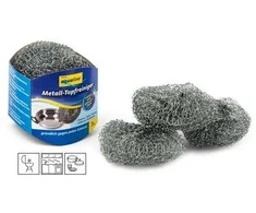 aQualine Metal Dish metaliniai šveistukai (3vnt.) - 1 pakuotė
