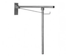 Atlenkiamas turėklas su kojele Mediclinics BGA0820CS, satin