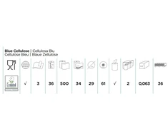 Centralcarta ClassEur Mega Mėlyna 500 XL pramoninis popierius, 3sl. (2rul.)