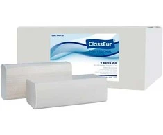 Centralcarta ClassEur V EXTRA 2.0 popieriniai rankšluočiai servetėlėmis, 2sl. (15pak.)