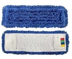 CleanRoom kilpinė mikropluošto grindų šluostė, mėlyna (40cm/50cm) - 40cm