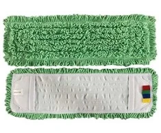 CleanRoom kilpinė mikropluošto grindų šluostė, žalia (40cm/50cm) - 40cm