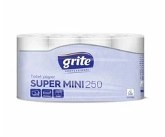 Grite Super MINI 250 tualetinis popierius, 3sl. (8rit.) - 7 pakeliai (7 x 8 rit.)