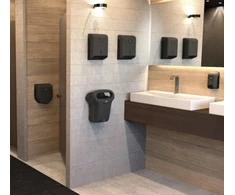 JVD Cleanline Juodas Jumbo 200 WC popieriaus rulonų laikiklis