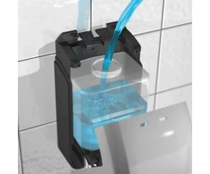 JVD Cleanline Juodas muilo-dezinfekcijos dozatorius 0.7L