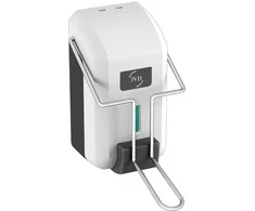 JVD Cleanline Baltas Lever alkūninis muilo dozatorius, 0.7L