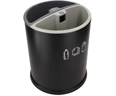 JVD Round šiukšliadėžė rūšiavimui, 10L