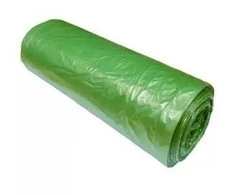 LDPE šiukšlių maišai 60L, 10vnt., žali, 25mkr - 50 ritinėlių