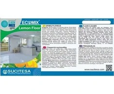 Sucitesa Lipni etiketė ECOMIX FLOOR LEMON valikliui