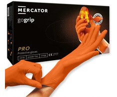 Mercator Medical Mercator GoGrip nitrilo pirštinės, oranžinės (50vnt.) - M