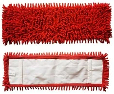 Chenille mikrofibrinė grindų šluostė, raudona (40cm/50cm) - 50cm