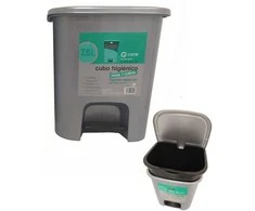 Mopatex Cisne Hygienic Pilkas atliekų dėžė su pedalu 7.5L
