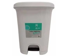 Mopatex Cisne Hygienic Baltas atliekų dėžė su dangčiu ir pedalu, 30L