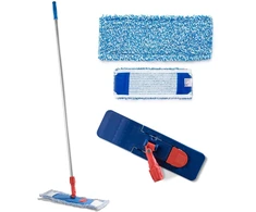 Mopptex Grindų plovimo šluota MAGNET COLOR 40/50 cm su kotu ir šluoste - Geltona - 50cm