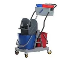 Multi Trolley Pro universalus valytojos vežimėlis 2x17L