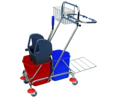 Multi Trolley universalus valytojos vežimėlis 2x15L