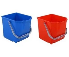 Plastiko kibiras 25L su plastikine rankena - Raudona