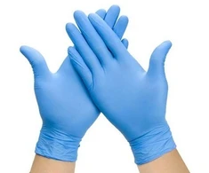 Santex Nitriflex Mėlyna - vienkartinės nitrilinės pirštinės, mėlynos, 3.5g (100vnt.) - XS