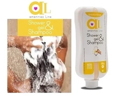 Sucitesa Amenities Dušo želė&amp; Šampūnas šampūnas - dušo gelis 300ml su laikikliu