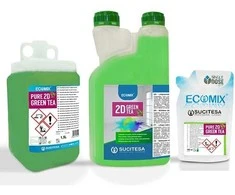 Sucitesa Ecomix Pure Floor 2D Žalias Tea parfumuotas grindų ploviklis (koncentratas) - 1 MINI + DOSE buteliukas