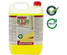 Sucitesa Aquagen IC Lemon grindų valiklis su bio-alkoholiu (veganiškas) - 5L