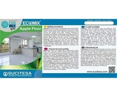 Sucitesa Lipni etiketė ECOMIX FLOOR APPLE valikliui