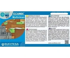 Sucitesa Lipni etiketė ECOMIX MULTICLEAN valikliui