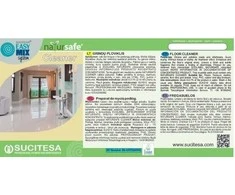 Sucitesa Lipni etiketė NATURSAFE CLEANER valikliui