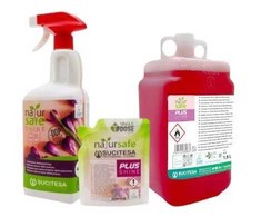 Sucitesa Natursafe Plus Shine ekologiškas vonios kambario valiklis (koncentratas) - 16vnt. MINI + ERGO buteliukas NEMOKAMAI