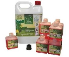 Sucitesa Natursafe Plus Smart Fusion Cleaner ekologiškas grindų ploviklis (koncentratas) - 8 x 250ml kapsulės + priedai