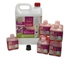 Sucitesa Natursafe Plus Smart Fusion Shine ekologiškas vonios kambario valiklis (koncentratas) - 8 x 250ml kapsulės + priedai