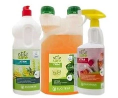 Sucitesa Natursafe Xtra Kitchen ekologiškų valiklių rinkinys virtuvei (3vnt.)