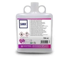 Sucitesa Sanix dezinfekcija intensyviai naudojamiems paviršiams (kapsulė) - 750ml