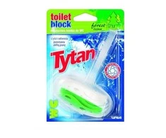 Tytan 4in1 pakabinamas klozeto valiklis-gaiviklis Žalias Vanduo 2x40g