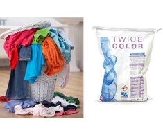 Vijusa Twice Color aukštos kokybės skalbimo milteliai spalvotiems audiniams 25Kg