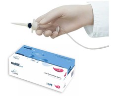 Zarys easyCare vienkartinės latekso pirštinės, be pudros (100vnt.) - XS - 10pak.x100vnt.