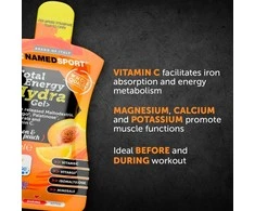 NAMEDSPORT TOTAL ENERGY HYDRA GELIS CITRINA &amp; PERSIKAS - 50ml
