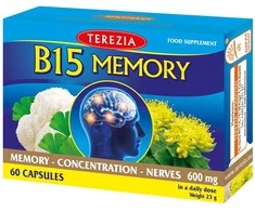 TEREZIA B15 MEMORY ATMINČIAI 60 KAPS