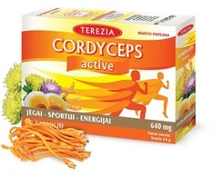 TEREZIA KININIS KORDICEPSAS ACTIVE 60 KAPSULIŲ