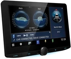 Automagnetola JVC KENWOOD, DMX9724XDS 1-DIN AV grotuvas su 10.1" ekranu, Bluetooth